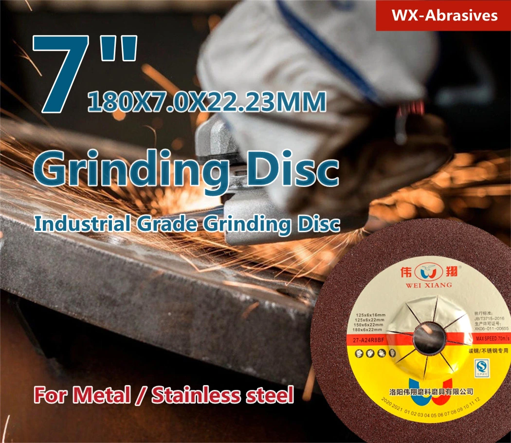 7" Super Thin Cutting and Grinding Wheel for Angle Iron