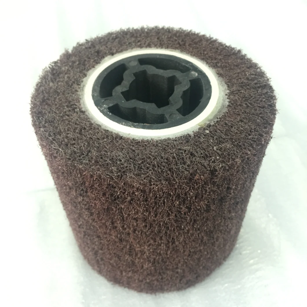 Brown Wire Drawing Non Woven Grinding Wheel with High Quality as Abrasive Tools for Polishing