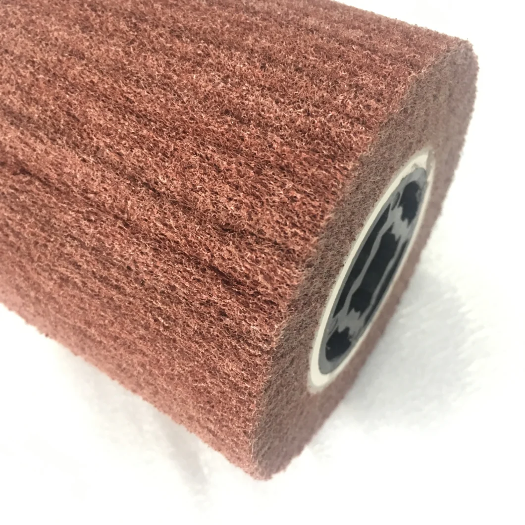 Brown Wire Drawing Non Woven Grinding Wheel with High Quality as Abrasive Tools for Polishing