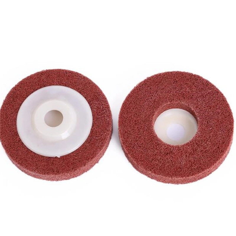 Non Woven Abrasive Convolute Nylon Fabric Polishing Wheel